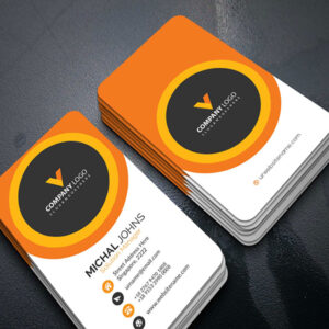 Round Corner Visiting Card