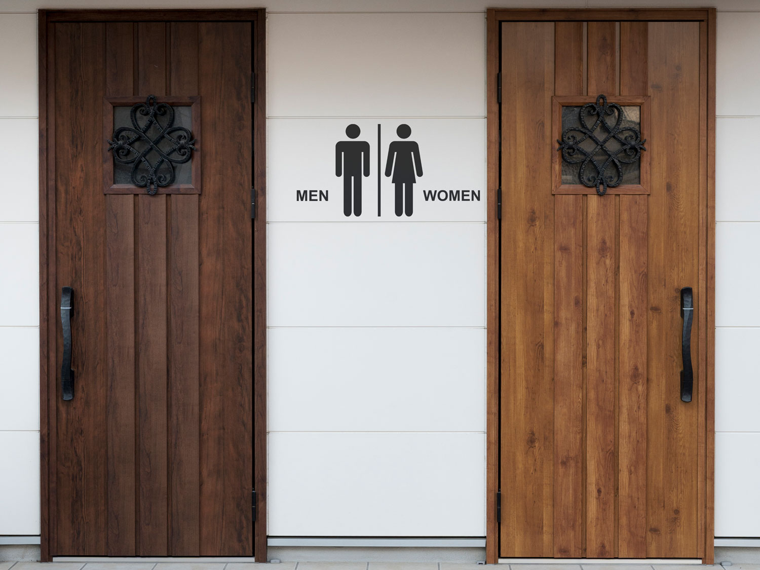 Restroom signs