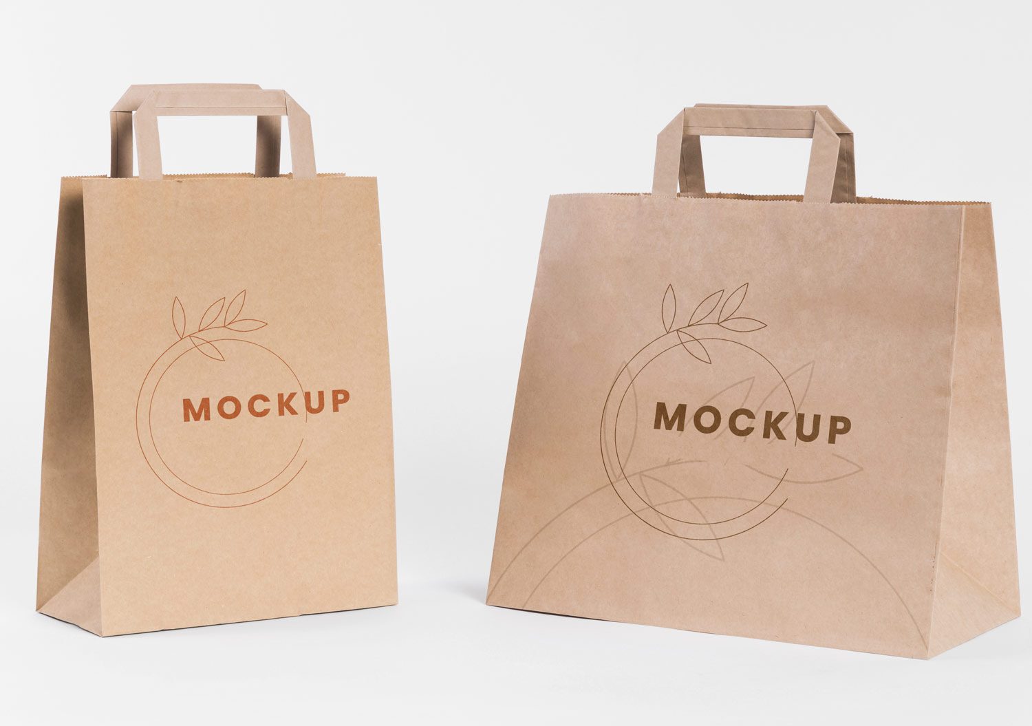 Eco-Friendly Brown Kraft Paper Bags