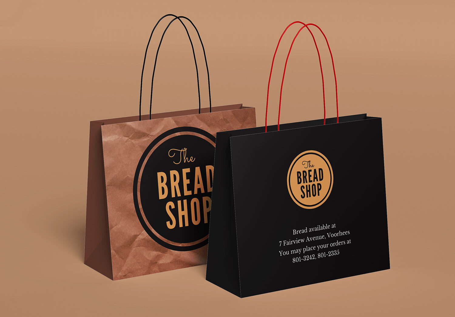 Single Side Printed Paper Bags