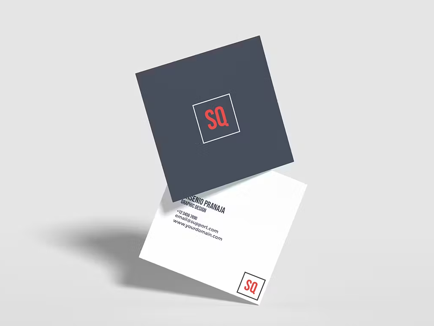 Square Visiting Card