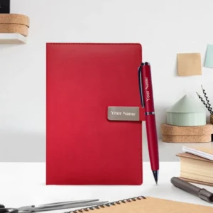 Diary with Pen Holder